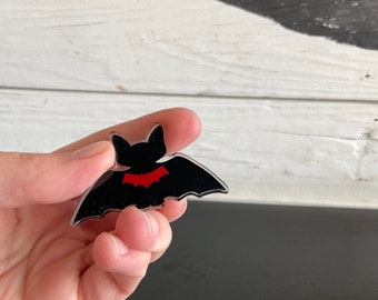 Bat Fam Acrylic Pin
