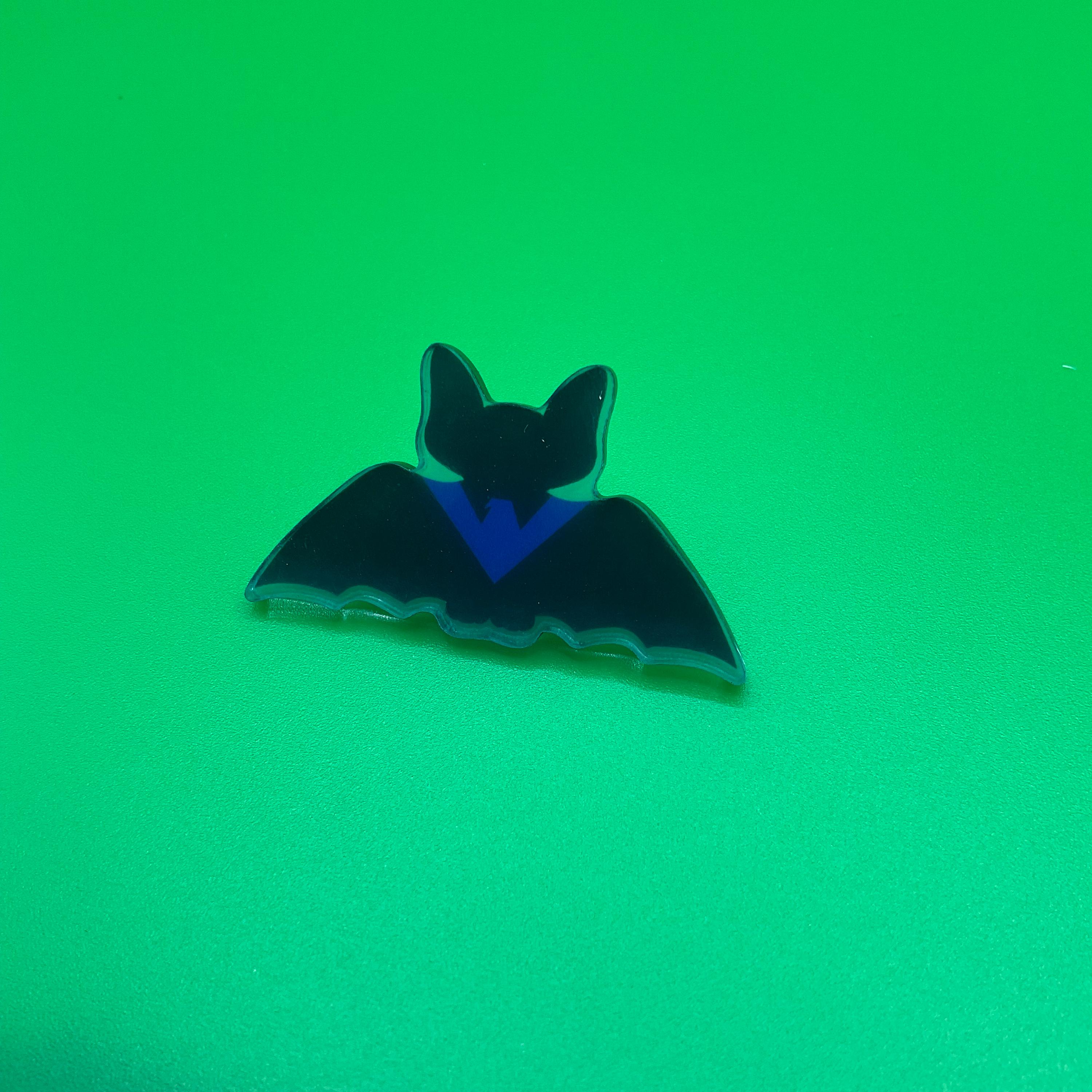 Bat Fam Acrylic Pin - Etsy