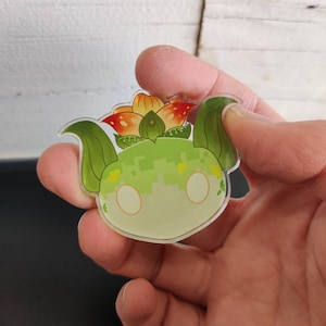 Dendro Slime Acrylic Pin
