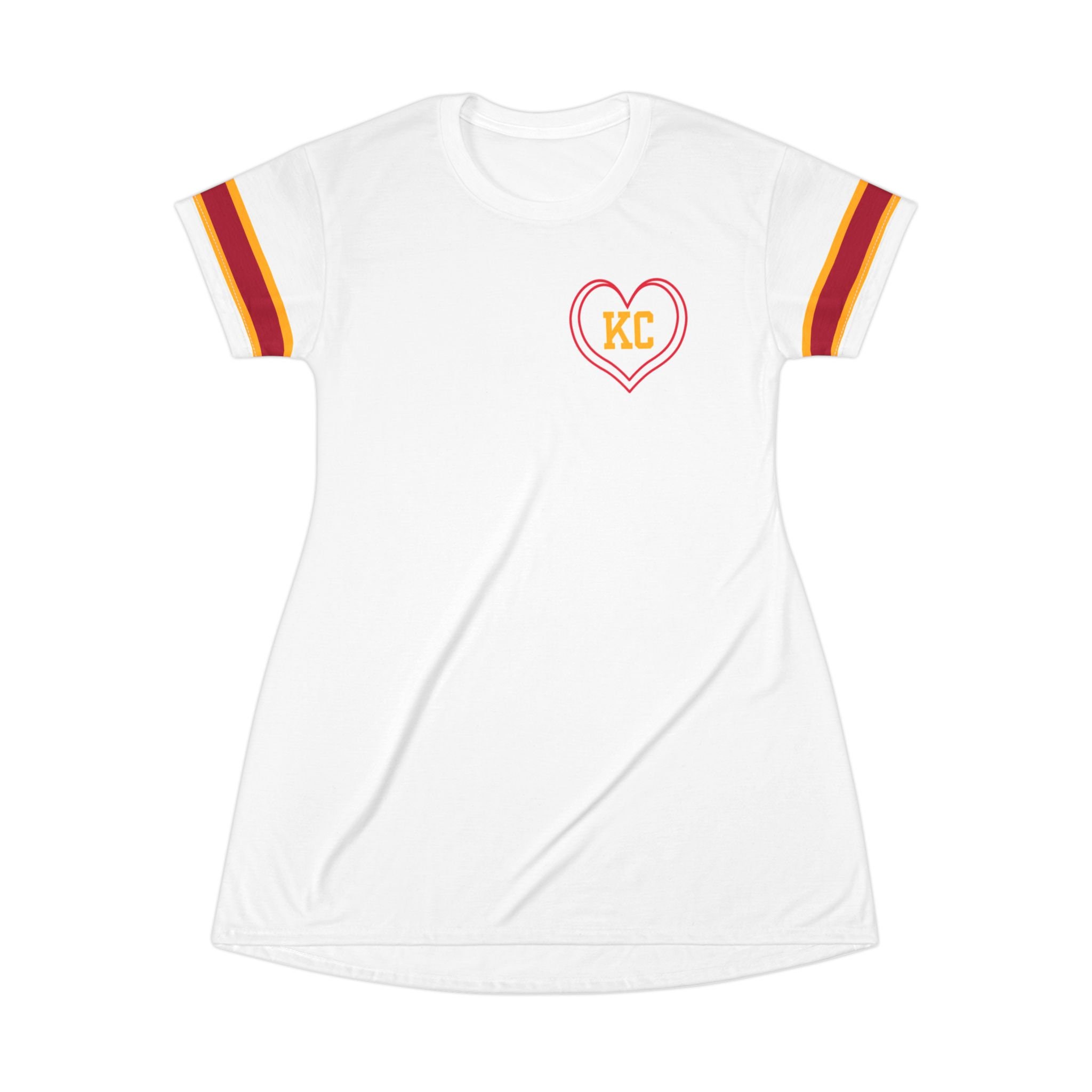 chiefs t shirt dress Women's Gameday Couture Red Kansas City Chiefs Perfect Score Vintage T-Shirt Dress Size: Small