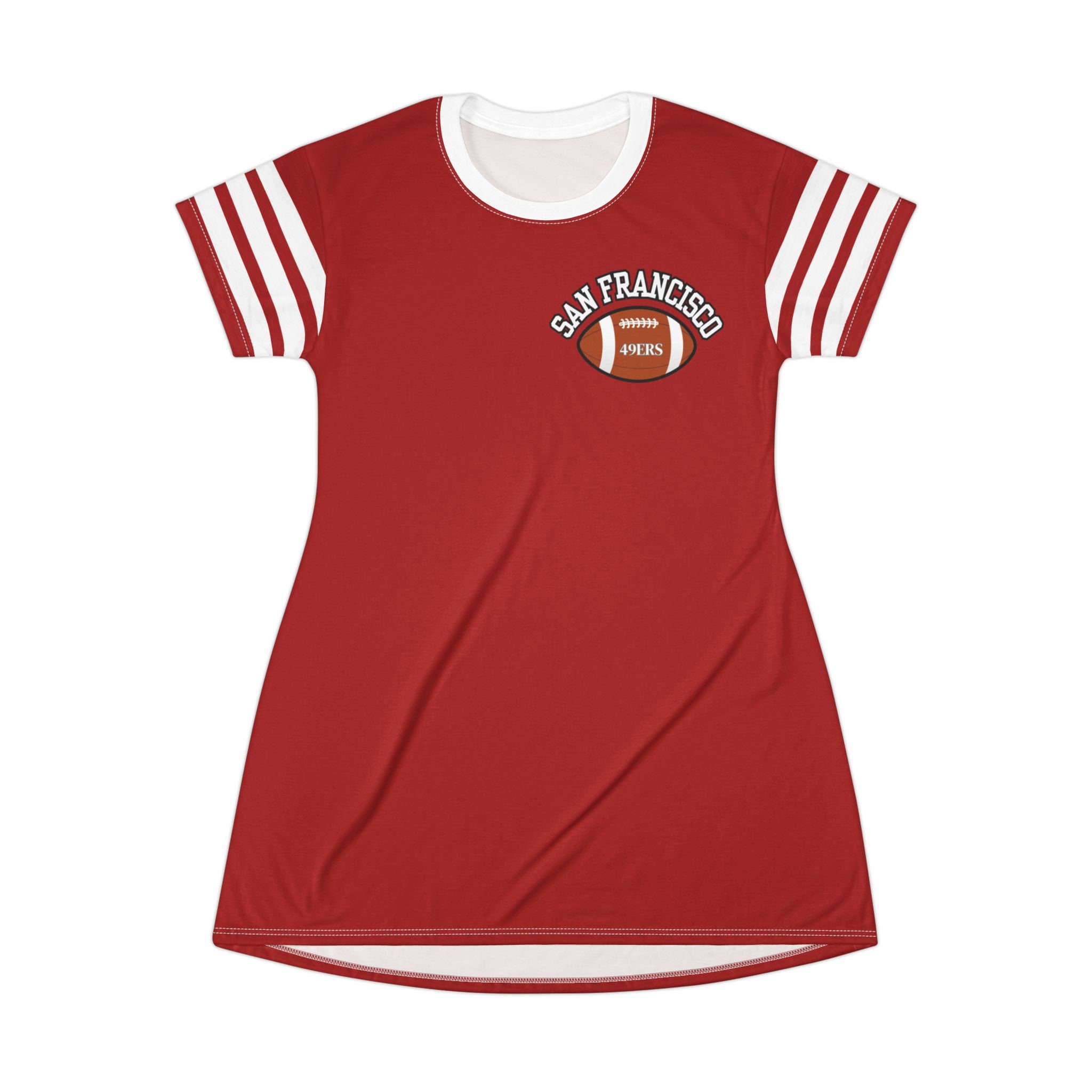 empire waist jersey knit dress Round Neck Empire Waist Ribbed Knit Dress main image 0