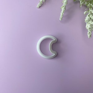 Chubby 1 inch Moon - Polymer Clay Cutter | Celestial Boho Mystical Witchy
