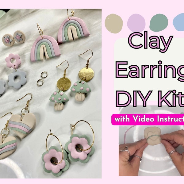 Polymer Clay Earring Kit Etsy