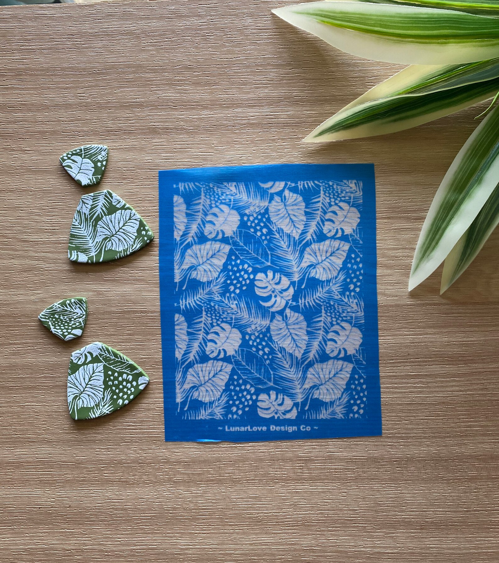 Lunarlove Silk Screen Polymer Clay Silkscreen Etsy