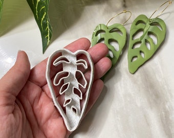 Adansonii - Skinny Monstera - Polymer Clay Cutter Plant Leaf