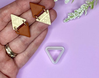 Triangle Stud - Polymer Clay Cutter | Geometric Basic Shapes