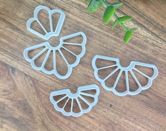 Scalloped Fans - Polymer Clay Cutter