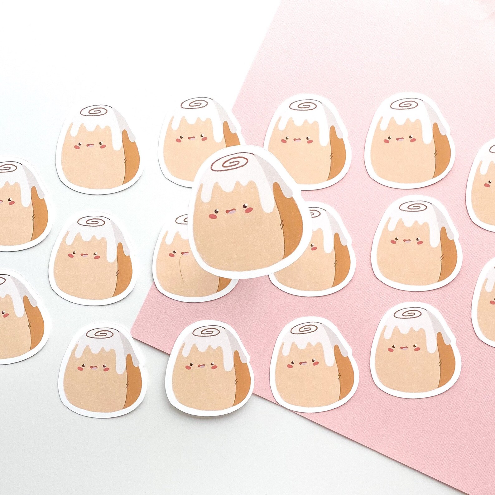 Cinnamon roll squishmallow sticker Etsy