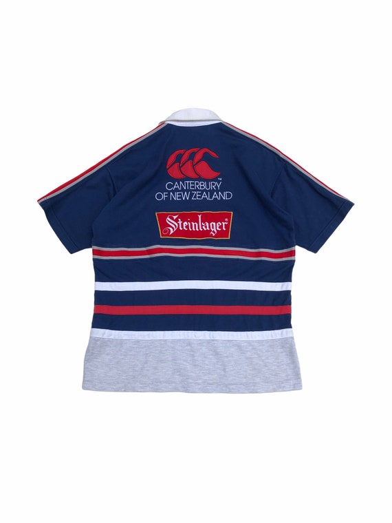 Vintage Canterbury Steinlager Rugby Polo Shirt