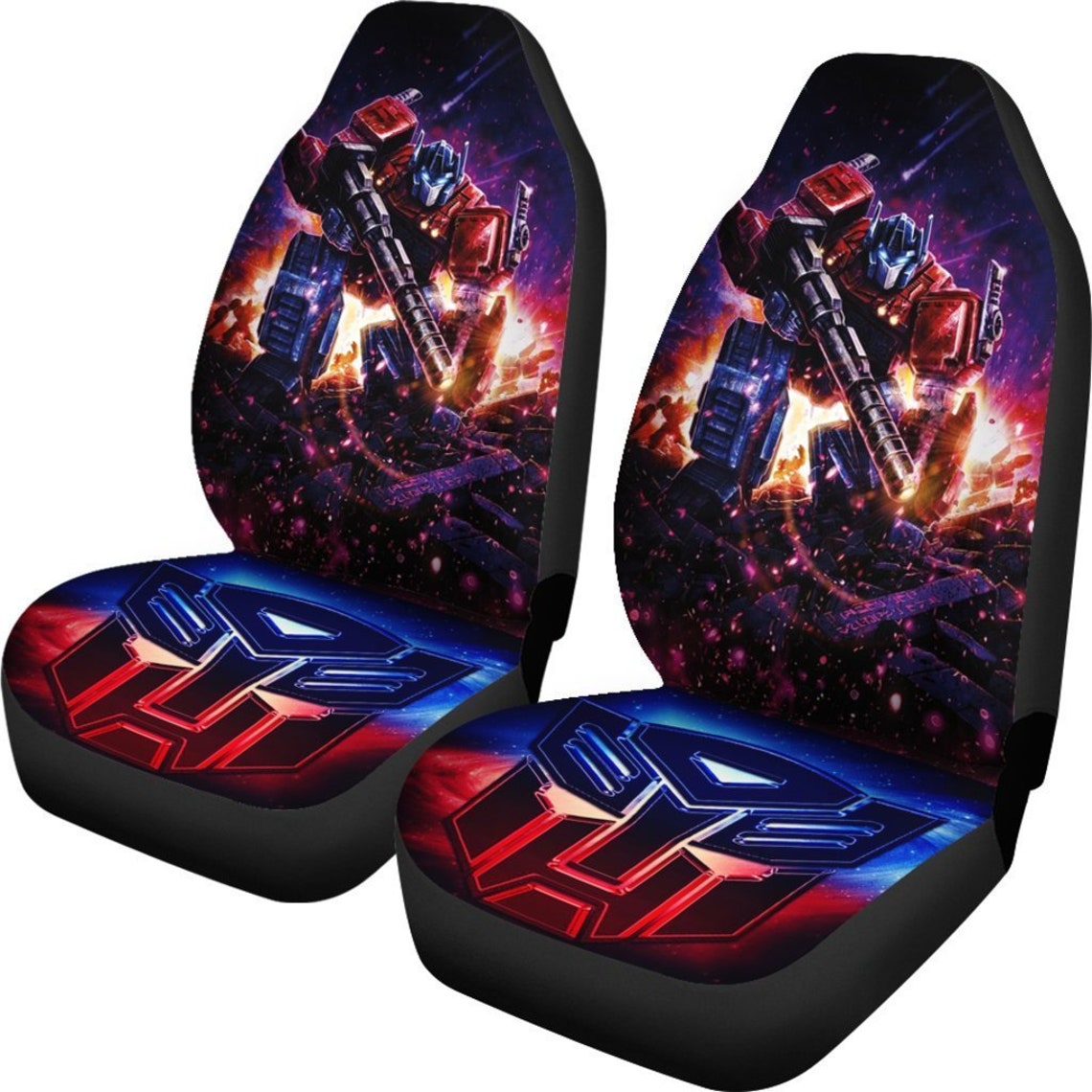 Optimus Prime Autobots Transformers Car Seat Covers Car Seat Etsy