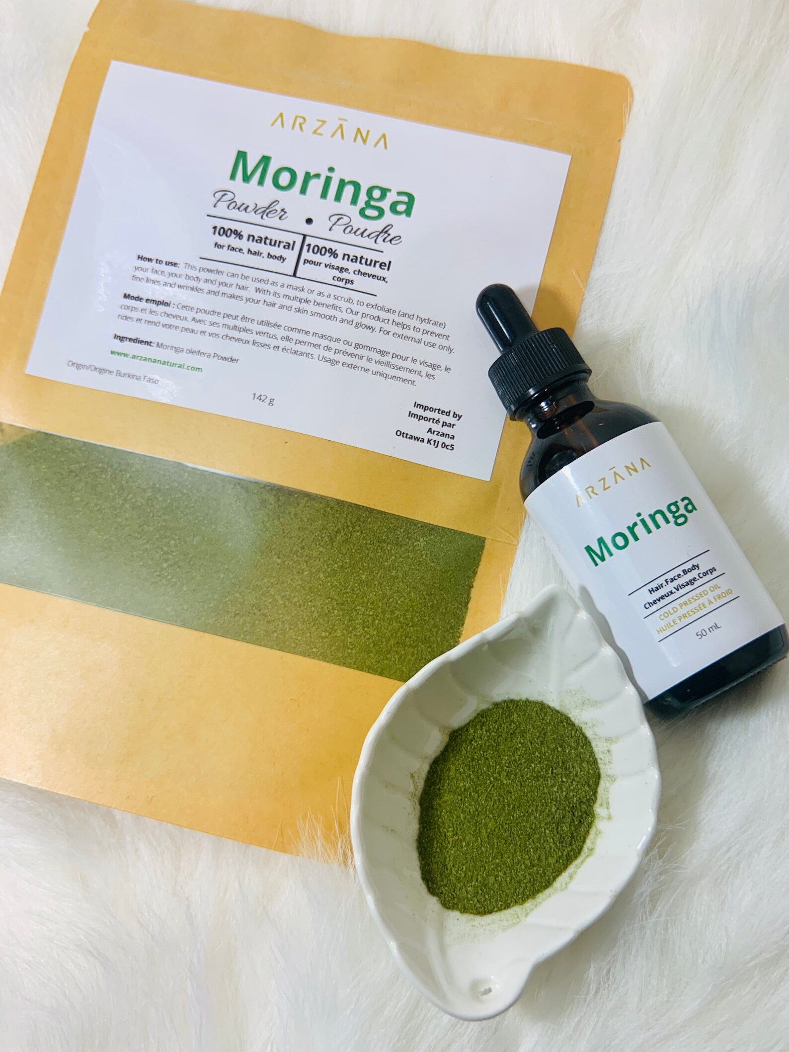 Natural Moringa Powder Facial mask/scrub powder Etsy