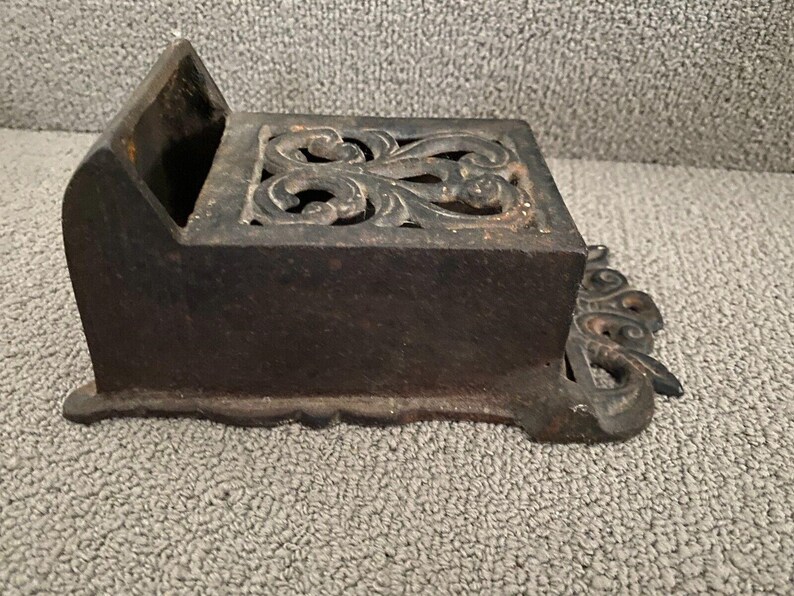 Antique Cast Iron Match Dispenser Wall Mount Match Box Holder Rustic - Etsy