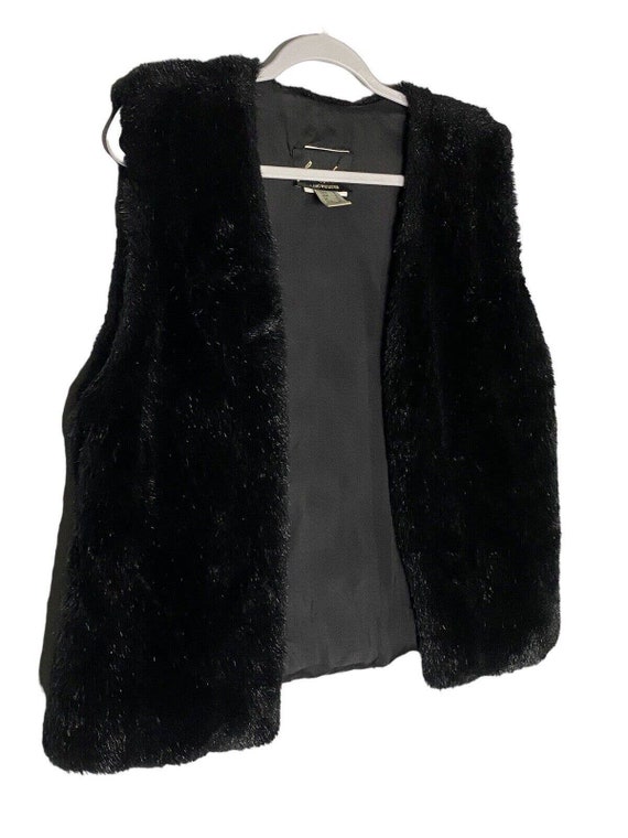 Farouche by Lori Weidner Faux Fur Vest - image 1
