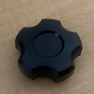 Black Plastic Knob Screw with 1/4&quot; 20 Threaded Female Stainless Steel Insert ( Set of 10 )