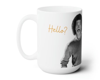 Hello? Is It Tea You&#39;re Looking For? - Funny, brew humor, great gift idea, morning laugh, Lionel Richie, tea cup saying, the best mug