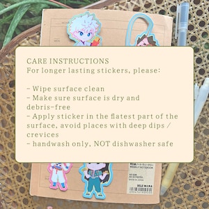 Chibi Anime Vinyl Stickers | Anime Sticker Decor Laptops, Water Bottle ...