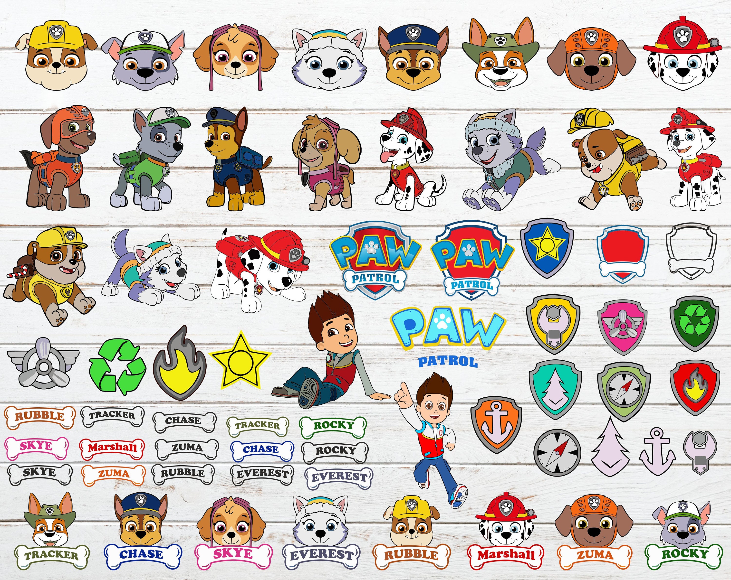 Free Free Paw Patrol Svg Bundle 662 SVG PNG EPS DXF File
