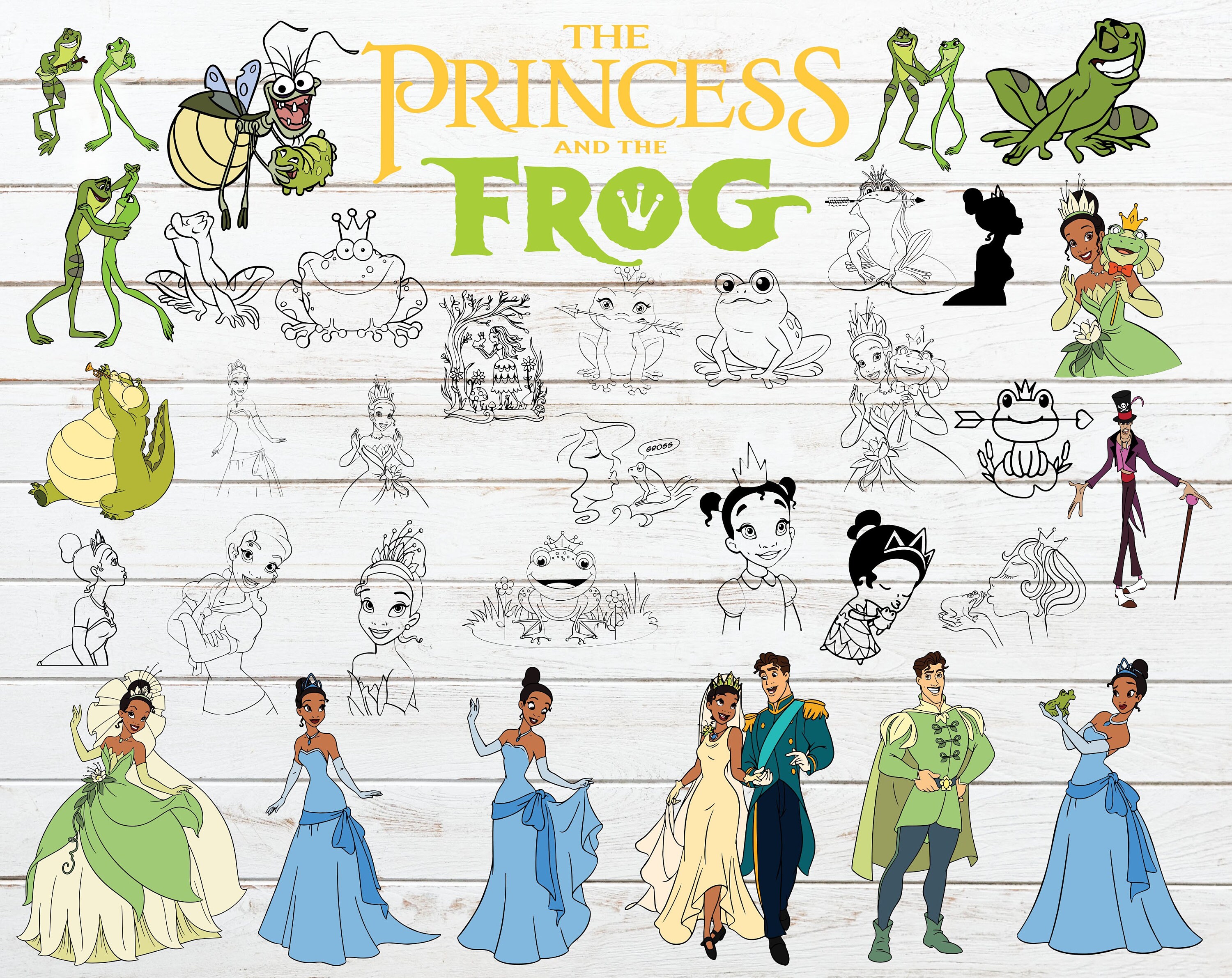 Free Free 202 Princess And The Frog Birthday Svg SVG PNG EPS DXF File