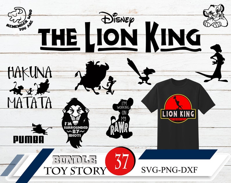 Download The Lion King bundle svg png dxf The Lion King svg png | Etsy