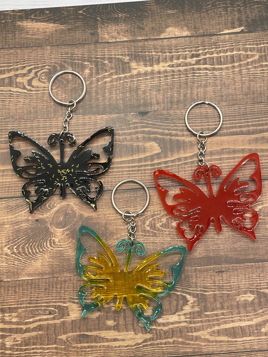 Butterfly keychain Etsy