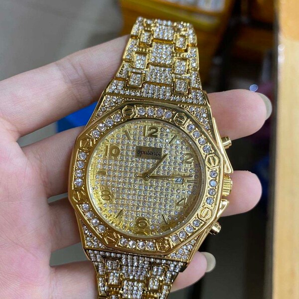 Lab Diamond Watch Etsy