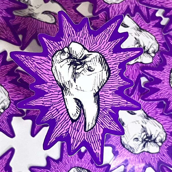 Tooth: Vinyl Sticker