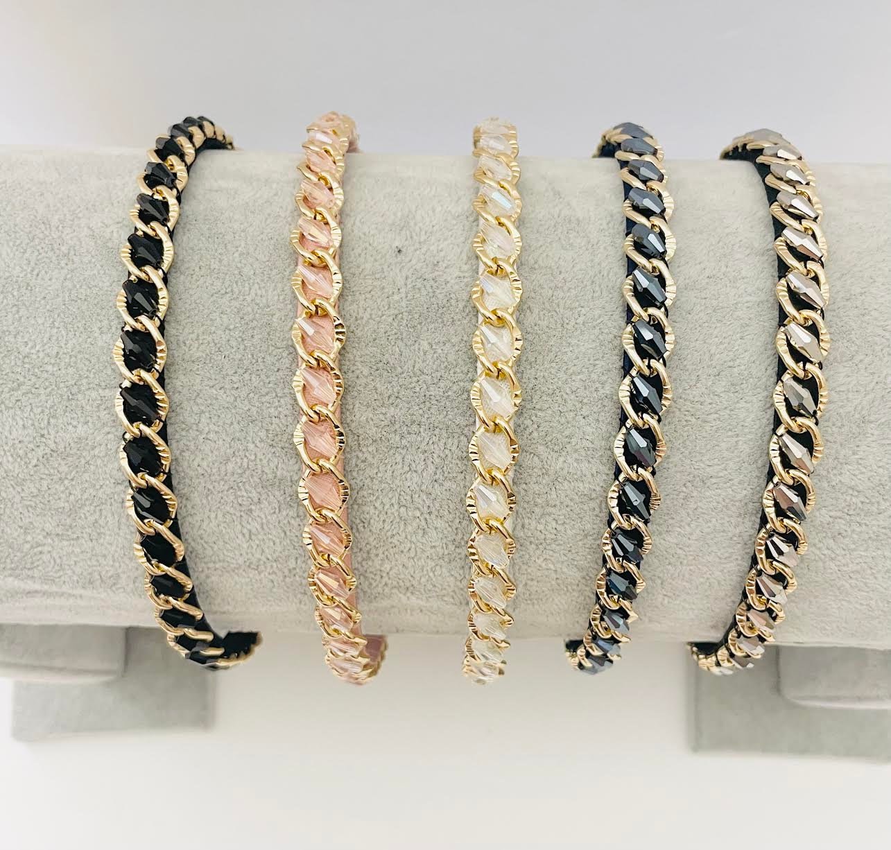 Crystal Gold Chain Headband Gold Chain Crystal Headband Gold Etsy