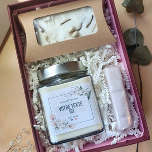 Coffret personnalisé cadeau merci maîtresse, anniversaire, fête des mères, mariage, Saint-Valentin...