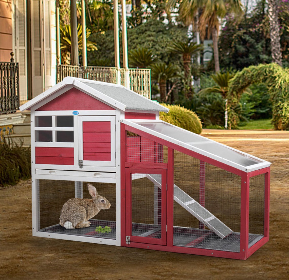 Small Chicken Coop Wooden Slant Roof waterproof Etsy