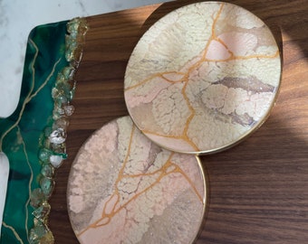 Kintsugi Coaster - Etsy