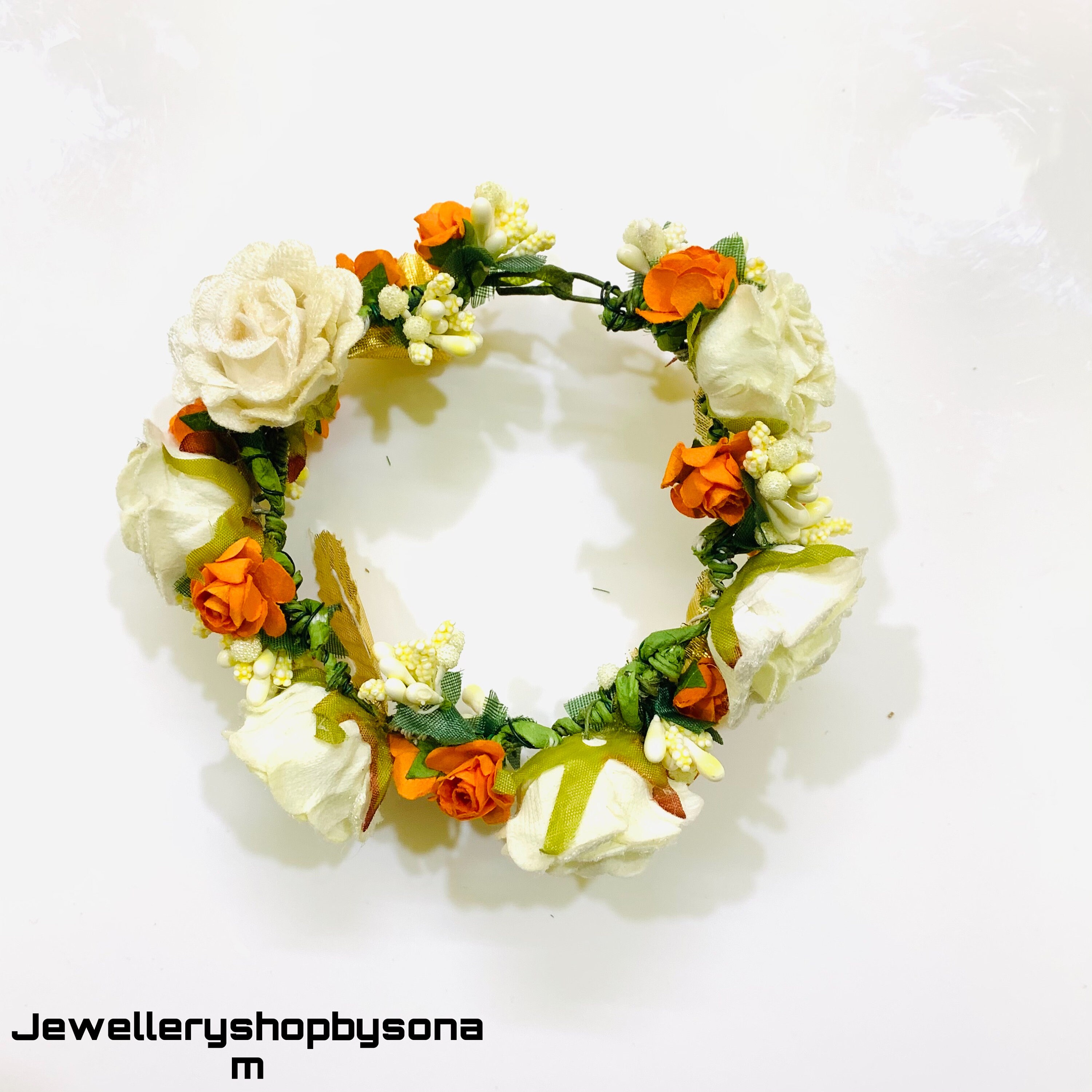 Handmade Rose Flower Gajra Hair Accessories Indian Flower Etsy