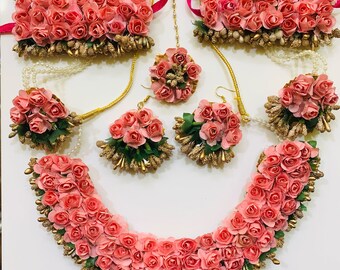 Flower Jewelry for Haldi - Etsy