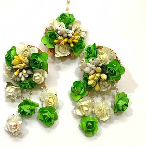 Handmade Flower Jewellery for Haldi 