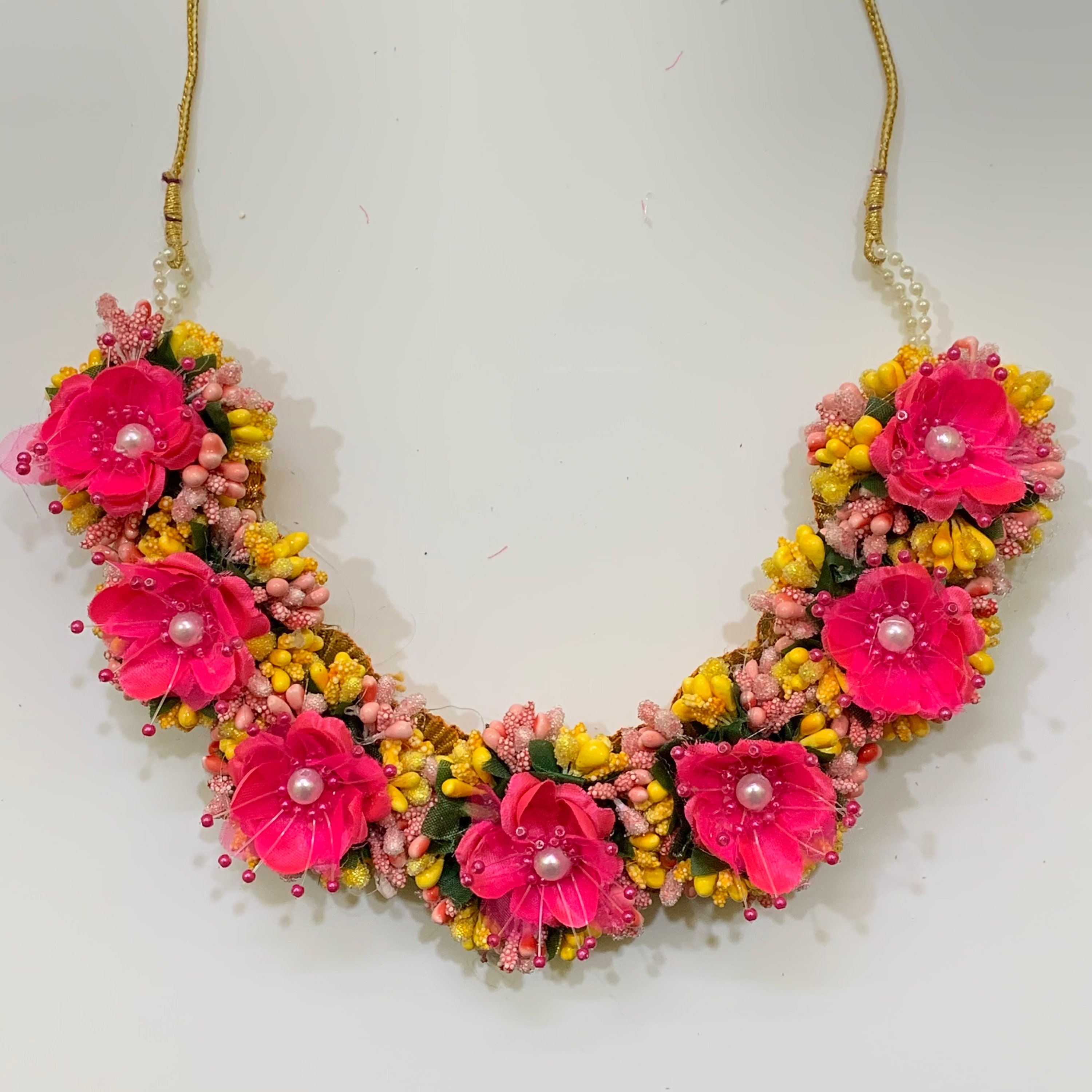 Handmade Flower Jewellery For Haldi Mehndi 6 Pcs Flower Etsy