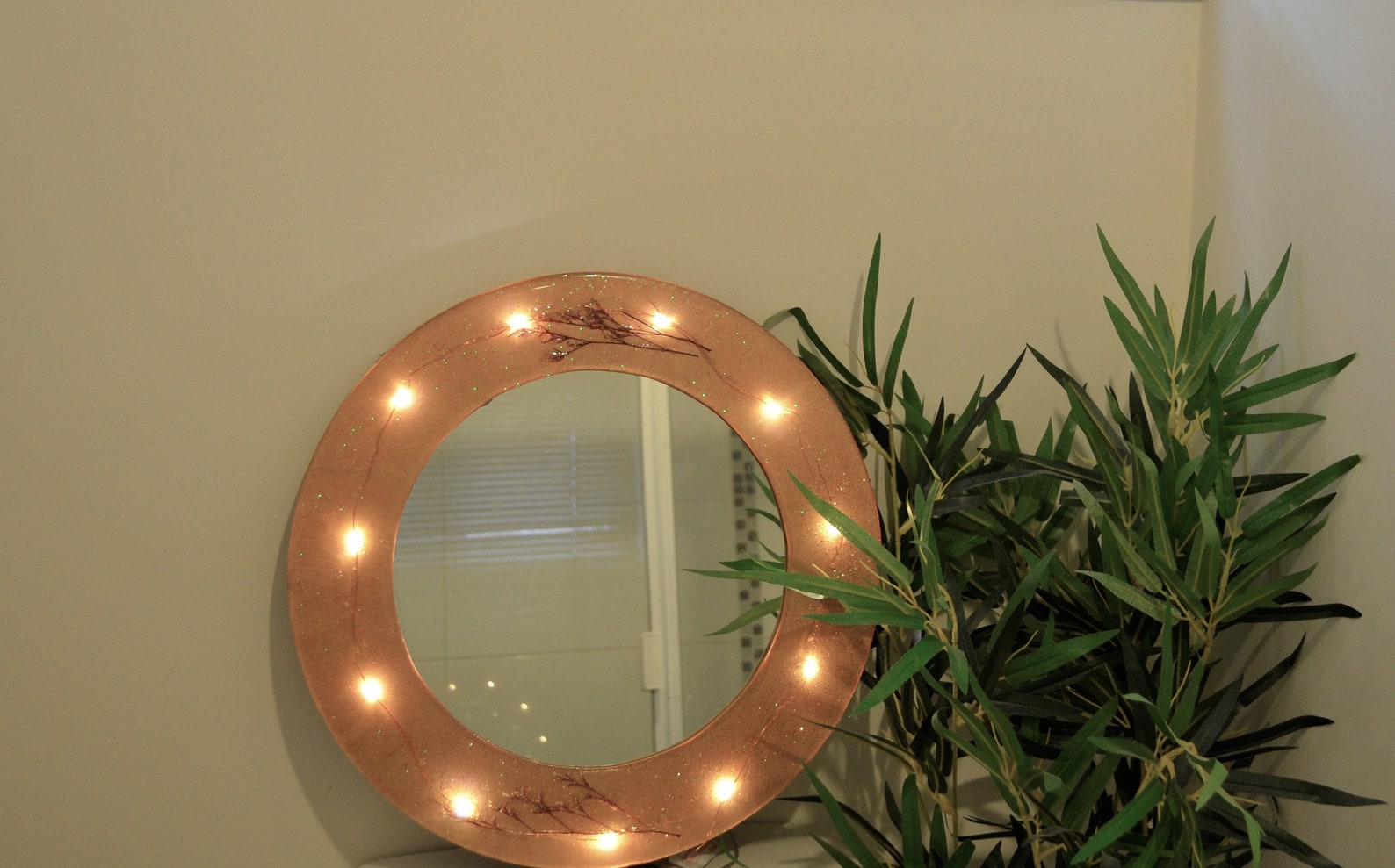 Light Up Mirror Fairy Light Mirror Decorative Mirror Etsy