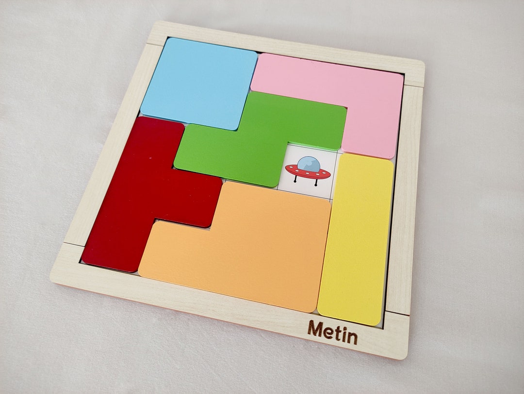 Montessori Toy Wooden Mind Game Personalized Toy Brain Etsy