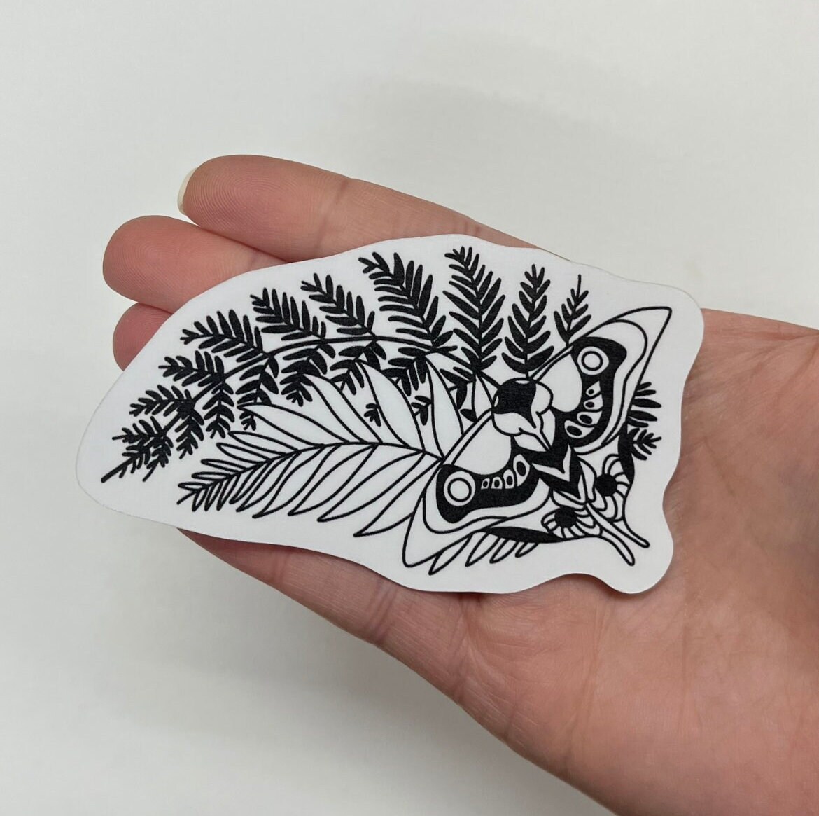 Ellie Williams TLOU2 Inspired Moth/fern Tattoo Sticker -  Denmark