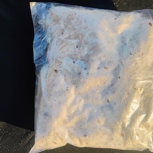 Stay Downwind Fluff Milkweed Floss. - Natural Stuffing, Wind Direction/Hunting, Gal. Bag, 1.5 oz, Harvested in PA, USA Free Ship