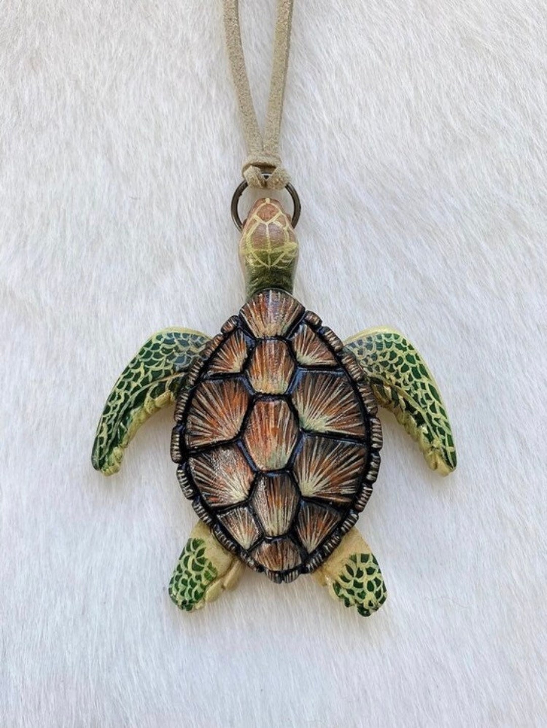 Sea Turtle Animal Totem Necklace/ Car Accessories Beach - Etsy Sea Turtle Animal Totem Necklace/ Car Accessories Beach - Etsy