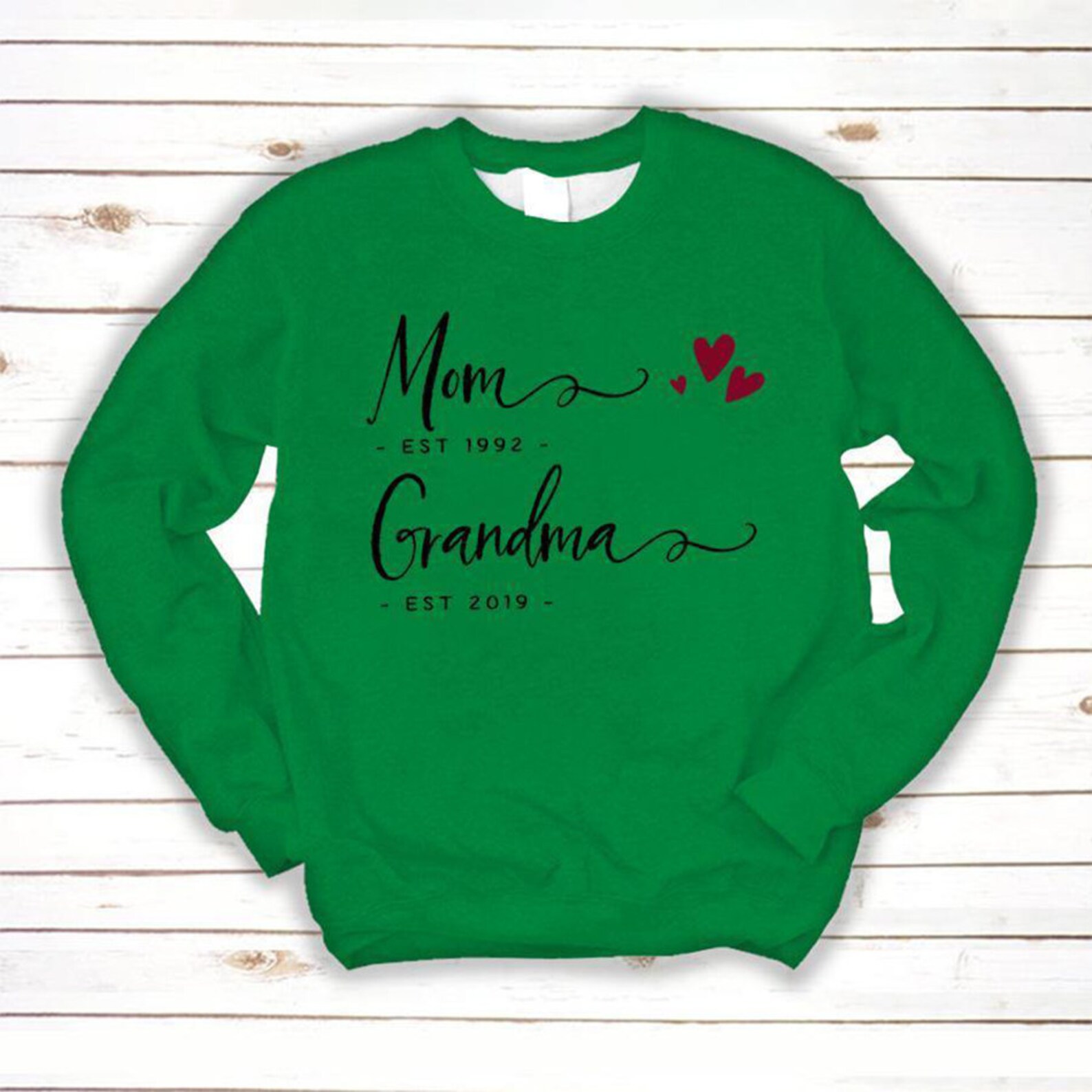 Mom And Grandma Est Sweatshirt Mom Grandma Sweatshirt Mom  Etsy