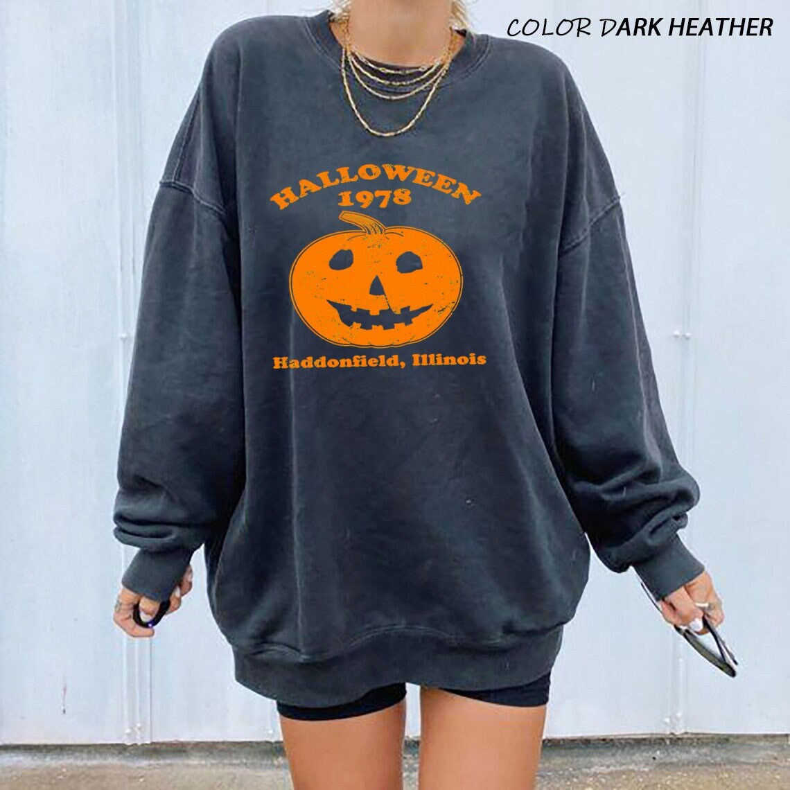 Vintage Halloween 1978 Sweatshirt, Halloween 1978 holiday spooky shirt