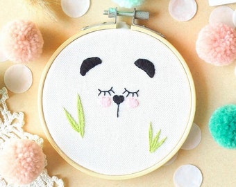 Kit Broderie Panda