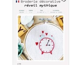 Kit broderie - réveil mythique