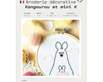 Kit broderie kangourou