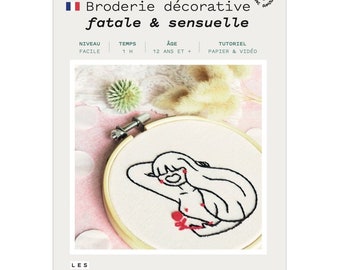 Kit broderie femme sensuelle