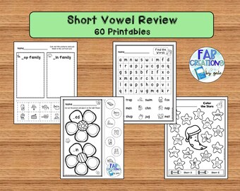 short vowel etsy