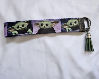 Grogu Wristlet Keychains