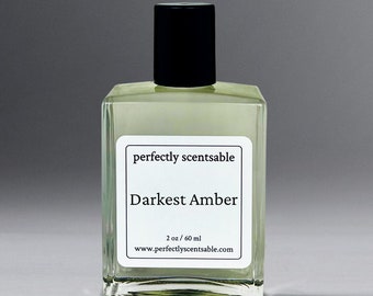 Darkest Amber Perfume Oil | natural perfume | unisex, gender neutral fragrance | signature scent