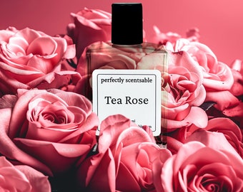 Tea Rose Perfume Oil | True Rose Garden scent | Intoxicating and romantic Soft Rose Fragrance for women