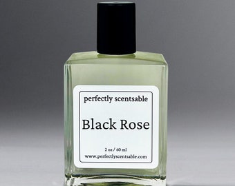 Black Rose Perfume Oil or Cologne | natural perfume | unisex fragrance | signature scent |